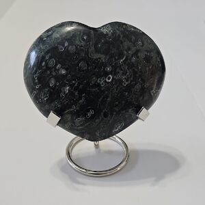 Heart-Shaped Stone Decor